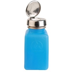 6 OZ Blue HDPE One-Touch Pump Bottle