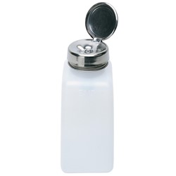 8 OZ HDPE Square One-Touch Pump Bottle