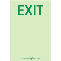 Glo Brite Door Marking Exit Sign