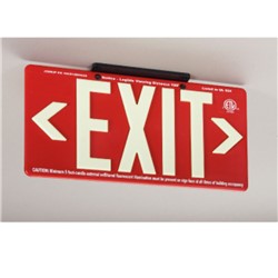100Ft Red Exit Sign