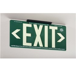100Ft Green Exit Sign
