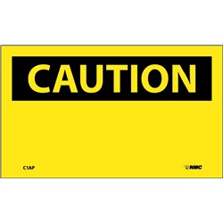 Caution Sign 3" x 5"