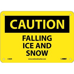 Caution Falling Ice And Snow Sign