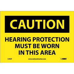 Caution Hearing Protection Must Be Worn