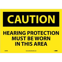 Caution Hearing Protection Must Be Worn