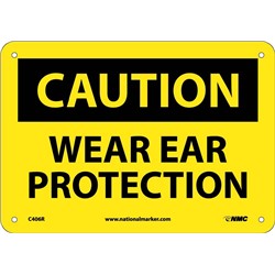 Caution Wear Ear Protection Sign