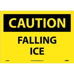 Caution Falling Ice Sign