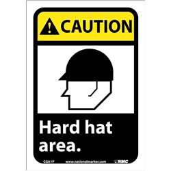 Caution Hard Hat Area Sign