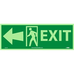 Lluminescent Exit Sign