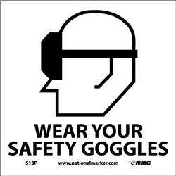 Wear Your Safety Goggles Sign