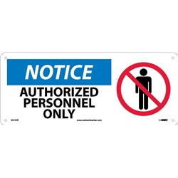 Authorized Personnel Only Sign, Graphic