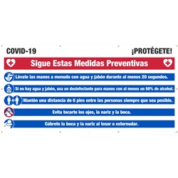 Covid-19 Protect Yourself Banner Spanish