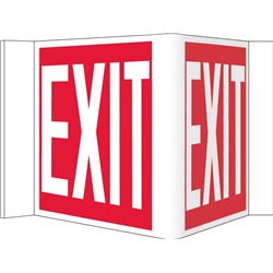 3-View Exit Sign