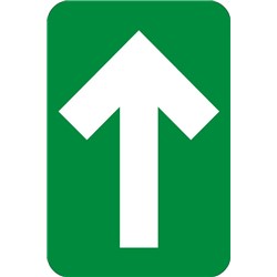 Directional Arrow, Green 6" x 4" Pk/10