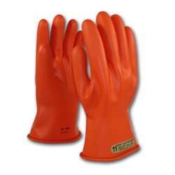 Class 00 Rubber Insulating Gloves 11"/7
