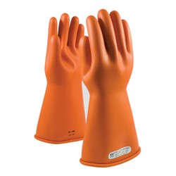 Class 1 Rubber Insulating Gloves 14"/10