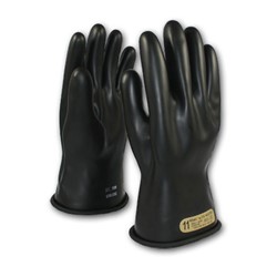 Class 00 Rubber Insulating Gloves 11"/11