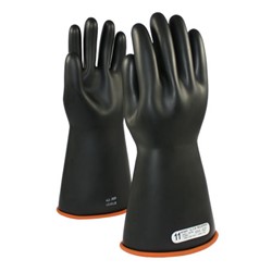Class 1 Rubber Insulating Gloves 14"/11
