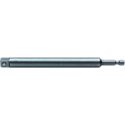 1/4" Hex x 3/8" Male Square Extension 4"
