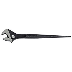 Black Oxide Adjustable Spud Wrench 12"