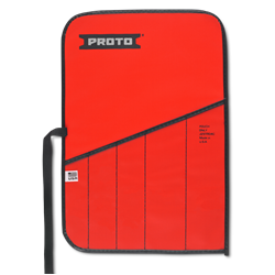 5 Pocket Red Canvas Tool Roll