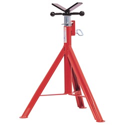 V-Head Pipe Jack Stand 28 - 49"