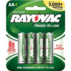 AA NiMH Rechargeable Battery 4-Pack
