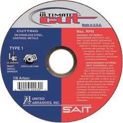 4-1/2x.045x7/8 Ultimate Cut Type 1 Wheel