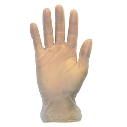 Powder Free Clear Vinyl Gloves X-Large