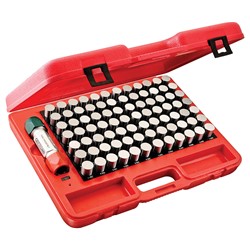 Pin Gage Set with case, Sizes.917-1.000+
