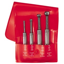 4 Pc Small Hole Gage Set in Case