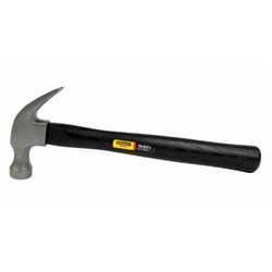 16 oz. Curved Claw Wood Handle Hammer